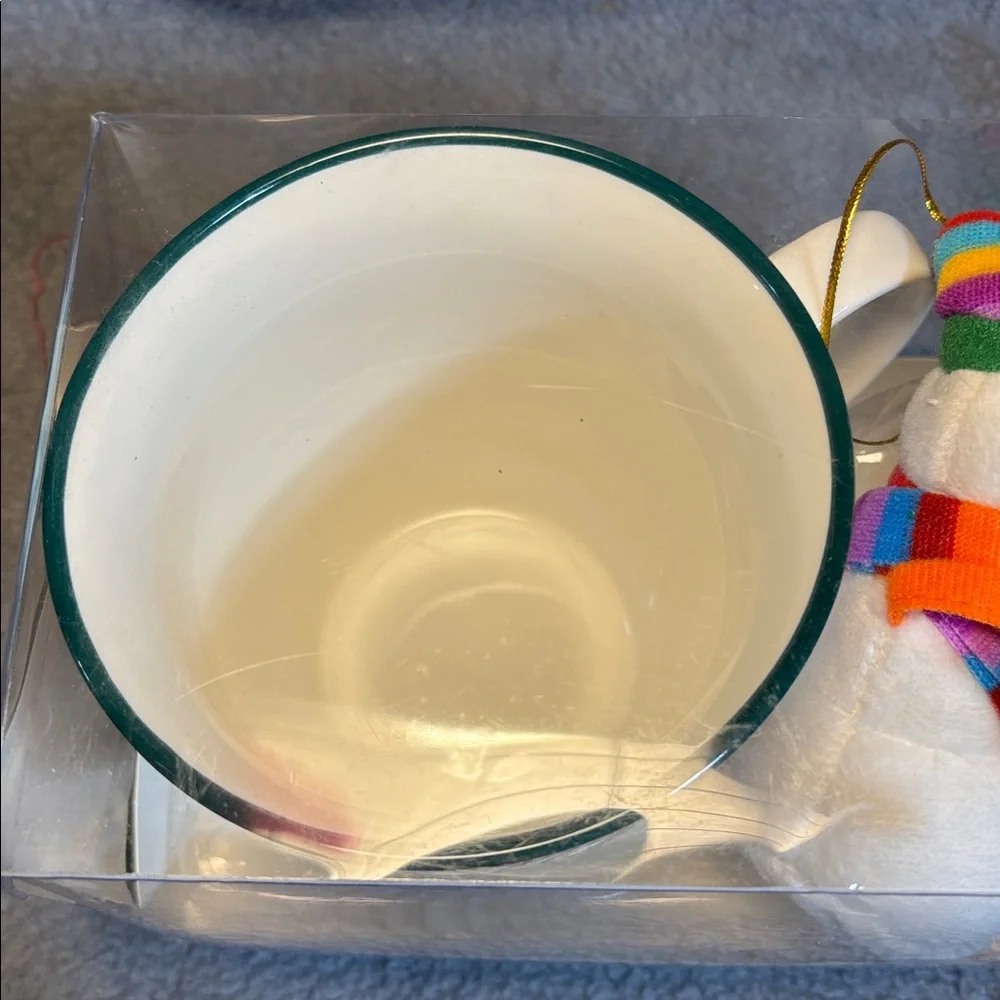 Pfaltzgraff Winterberry 20oz Mug & Snowman ornament set, new in box. - Picture 2 of 3